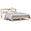 Image de vidaXL Cadre de lit sans matelas 135x190 cm bois de pin massif