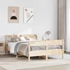 Image de vidaXL Cadre de lit sans matelas 160x200 cm bois massif de pin