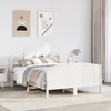 Image de vidaXL Cadre de lit sans matelas blanc 150x200 cm bois de pin massif