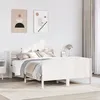 Image de vidaXL Cadre de lit sans matelas blanc 140x200 cm bois de pin massif