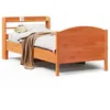 Image de vidaXL Cadre de lit sans matelas cire marron 100x200cm bois pin massif