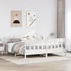 Image de vidaXL Cadre de lit sans matelas blanc 180x200 cm bois massif de pin
