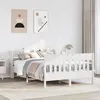 Image de vidaXL Cadre de lit sans matelas blanc 160x200 cm bois de pin massif