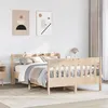 Image de vidaXL Cadre de lit sans matelas 150x200 cm bois de pin massif