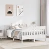 Image de vidaXL Cadre de lit sans matelas blanc 150x200 cm bois de pin massif