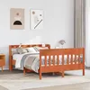 Image de vidaXL Cadre de lit sans matelas cire marron 150x200cm bois pin massif