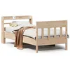 Image de vidaXL Cadre de lit sans matelas 90x190 cm bois de pin massif