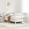 Image de vidaXL Cadre de lit sans matelas blanc 75x190 cm bois de pin massif