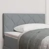 Image de TÃªte de lit LED vidaXL Design en Blocs de Diamant Gris Clair 90 cm Tissu, TÃªte de lit vidaXL Design en Blocs de Diamant Gris Clair 90 cm Tissu