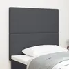 Image de Nuit en TÃªte LED vidaXL Gris FoncÃ© 100 cm en Tissu Velours CÃ´telÃ©
