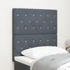 Image de vidaXL TÃªte de lit LED gris foncÃ© 80 cm Velours, vidaXL TÃªte de lit capitonnÃ©e en cristal gris foncÃ© 160 cm Velours
