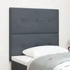Image de TÃªte de lit LED vidaXL Gris foncÃ© 100 cm Velours