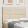 Image de Cabezal LED vidaXL CrÃ¨me 72 cm Tissu
