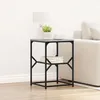 Image de vidaXL Sonoma grise Bois d'ingÃ©nierie Compact Table de chevet