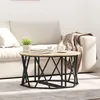 Image de Table Basse Vidaxl En ChÃªne Sonoma 80x80x42 Cm En Bois AgglomÃ©rÃ©