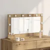 Image de vidaXL vidaXL Miroir de vanity Chêne artisanal Panneau de particules