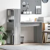 Image de vidaXL Vidaxl Bureau Avec Rangement Gris Sonoma 113x54x120 Cm Bois D'ingénierie