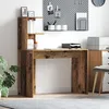 Image de vidaXL Vidaxl Bureau D'écriture En Vieux Bois Vieux Bois Bois Moyen Minimaliste