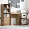 Image de Vidaxl Bureau D'Ã©criture ChÃªne Bois D'ingÃ©nierie 60 X 40 X 76 Cm ÃpurÃ©