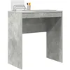 Image de vidaXL Bureau d'ordi Gris bÃ©ton Panneau de particules avec finition bÃ©ton