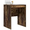 Image de Vidaxl Bureau D'Ã©criture ChÃªne FumÃ© Bois D'ingÃ©nierie 60 X 50 X 76 Cm