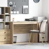 Image de vidaXL Vidaxl Bureau D'écriture Chêne De Sonoma Mdf Avec Placage 100 X 50 X 76 Cm