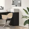 Image de vidaXL Cabinet de Rangement en ChÃªne Noir ChÃªne Noir