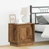 Image de Vidaxl Tables De Chevet Ensemble De 2 Bois Vieilli Bois D'ingÃ©nierie