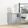 Image de vidaXL Gris Sonoma Bois d'ingÃ©nierie Petit Table de chevet