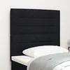 Image de vidaXL TÃªte de lit Noir Tissu 80 cm TÃªte de lit Rectangulaire