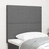 Image de TÃªte de lit vidaXL Design Simple Gris Clair 100 cm Tissu Velours CÃ´telÃ©