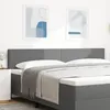 Image de TÃªte de lit LED vidaXL Design Simple Gris Clair 100 cm en tissu velours cÃ´telÃ©