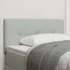 Image de Headboard LED vidaXL Bouton capitonnÃ© Gris clair 90 cm Velours