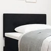 Image de TÃªte de lit LED vidaXL capitonnÃ©e noire 100 cm en tissu