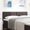 Image de TÃªte De Lit Led Vidaxl CapitonnÃ©e FoncÃ©e 72 Cm En Tissu