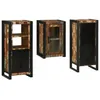 Image de Vidaxl Ensemble De Mobilier De Salle De Bain Montage Mural 3 Pcs
