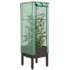 Image de vidaXL Jardinière surélevée avec housse aspect rotin 40x40x140 cm