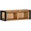 Image de vidaXL vidaXL Meuble TV 80x30x25 cm bois massif de manguier brut