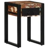 Image de vidaXL Table d'appoint multicolore 35x35x50cm bois massif rÃ©cupÃ©ration