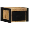 Image de vidaXL Tables de chevet 2 pcs 40x35x25 cm bois de manguier massif brut4015947