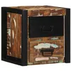 Image de vidaXL Table de chevet multicolore 40x35x40 cm bois de récupération4015954