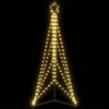 Image de vidaXL Sapin de Noël à LED 363 LED blanc chaud 182 cm3307643