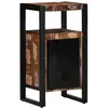 Image de vidaXL Cabinet de Salle de Bain Multicolore 40x35x75 cm en Bois Massif RÃ©cupÃ©rÃ©
