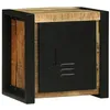 Image de Vidaxl Armoire Murale De Salle De Bain 40x30x40 Cm En Bois Massif De Manguier Brut