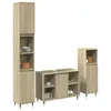 Image de vidaXL Ensemble de meubles de salle de bain 3 pcs chêne sonoma