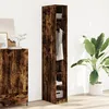Image de vidaXL Garde-robe chÃªne fumÃ© 30x50x200 cm bois d'ingÃ©nierie