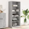 Image de vidaXL Garde-robe sonoma gris 80x50x200 cm bois d'ingénierie3307725