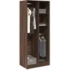 Image de vidaXL Vidaxl Garde-Robe Chêne Marron 80x50x200 Cm Bois D'ingénierie
