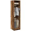Image de vidaXL Vidaxl Garde-Robe Vieux Bois 50x50x200 Cm Bois D'ingénierie