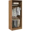 Image de vidaXL Vidaxl Garde-Robe Chêne Artisanal 80x50x200 Cm Bois D'ingénierie